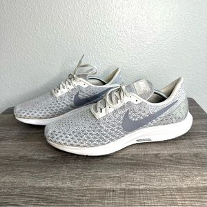 Nike Air Zoom Pegasus 35  Gray Running Shoes Sneakers Mens Size 12